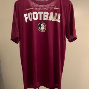 the nike tee dri fit Florida Seminole football med. preowned. looks new!